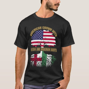 Camiseta Heritage American Grown com Raiz Nigeriana Inglesa