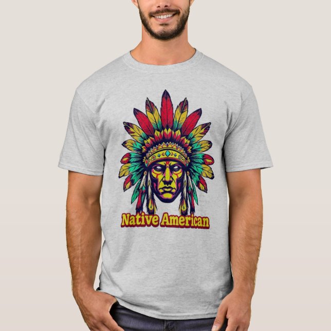 Camiseta Heritage Headdress Art (Frente)