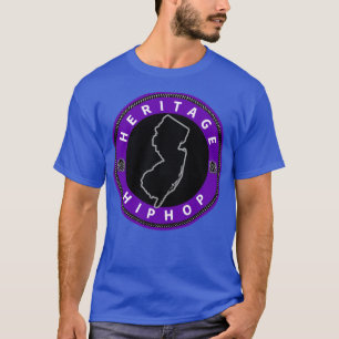 Camiseta Heritage HipHop Silver e Black