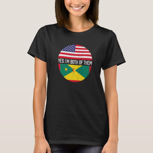 Camiseta Herito da Família Bandeira Metade-Americana dos Eu (Frente)