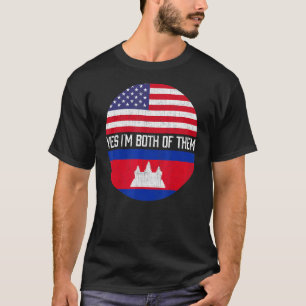 Camiseta Herito da família de bandeiras norte-americana Hal
