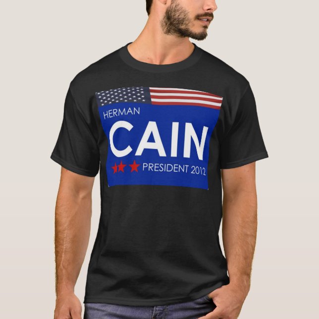 Camiseta Herman Cain 2012 (Frente)