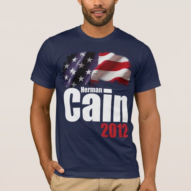 Camiseta Herman Cain 2012 (Frente)