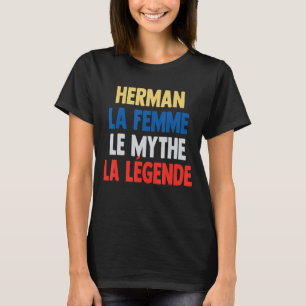 Camiseta Herman La Femme O Mito A Legenda de Herman