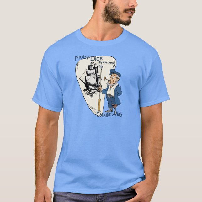 Camiseta Herman Melville ~ Moby-Dick ou A Baleia (Frente)