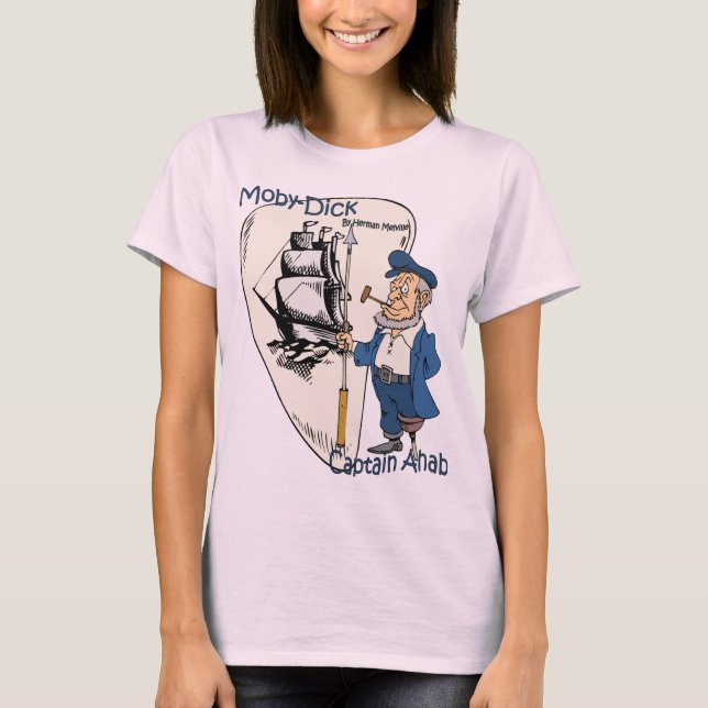 Camiseta Herman Melville ~ Moby-Dick ou A Baleia (Frente)