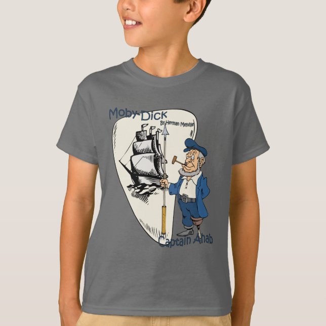 Camiseta Herman Melville ~ Moby-Dick ou A Baleia (Frente)