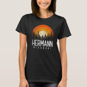 Camiseta Hermann Missouri MO Retro Vintage 70s 80s 90s
