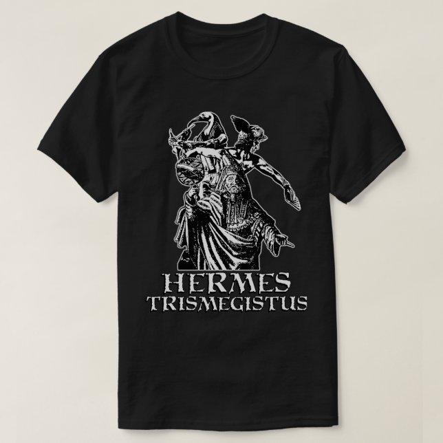 Camiseta Hermes Trismegistus Thoth and Hermes Hermeticism D (Frente do Design)