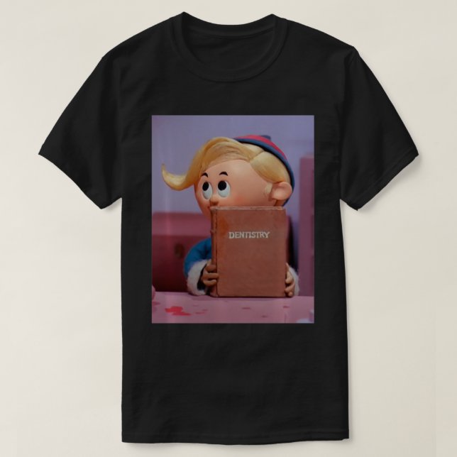 Camiseta Hermey, Dentista de Natal (Frente do Design)