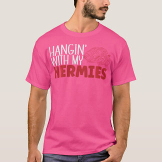 Camiseta Hermit Caranguejo Oceano Oceânico Animal Pet Hermi