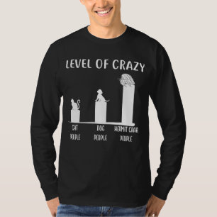 Camiseta Hermit Crab Level Of Crazy Hermit Crab Tee