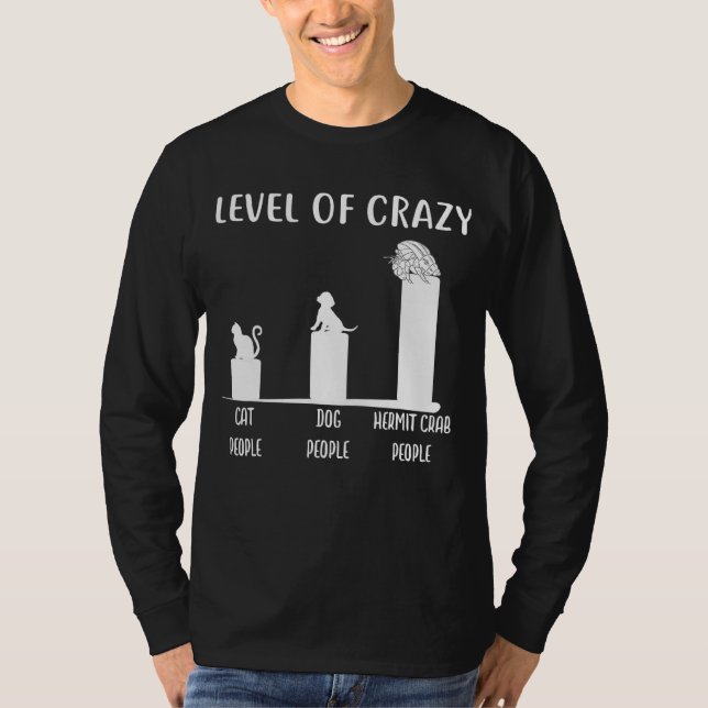 Camiseta Hermit Crab Level Of Crazy Hermit Crab Tee (Frente)
