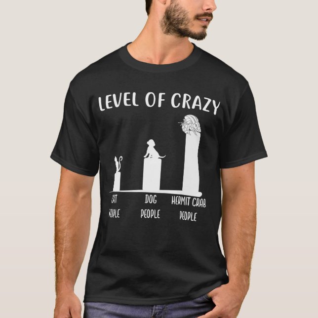 Camiseta Hermit Crab Level Of Crazy Hermit Crab Tee (Frente)