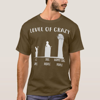 Camiseta Hermit Crab Level of Crazy Hermit Crab Tee