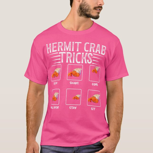 Camiseta Hermit Crab Mãe Hermie Comida Hermie Cage Hermit C (Frente)
