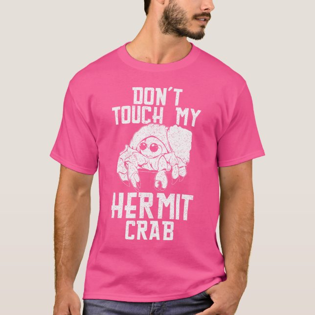 Camiseta Hermit Crab Mãe Subindo Brinquedos Comida Hermie C (Frente)