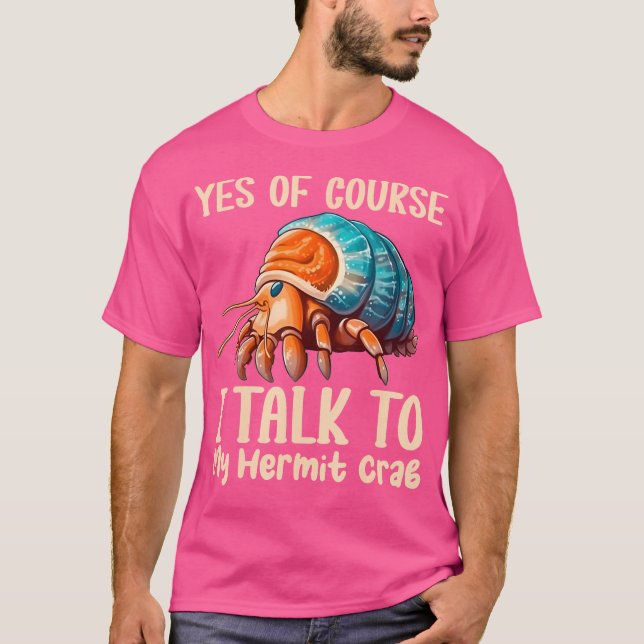 Camiseta Hermit Crab Sand Hermit Caranguejo Concha Hermie M (Frente)