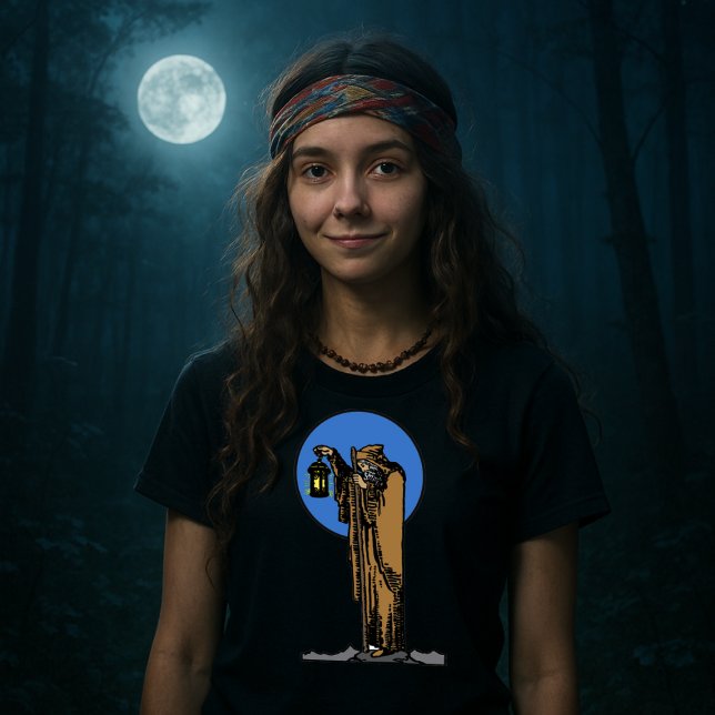 Camiseta Hermit Vintage Tarot (Criador carregado)