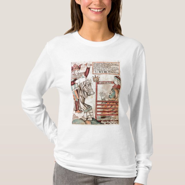 Camiseta Hermod montado em Sleipnir (Frente)