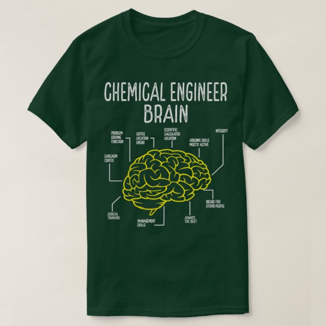 Camiseta Hermodinâmica dos Engenheiros químicos de Engenhei (Frente do Design)