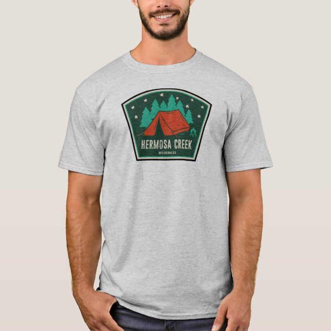 Camiseta Hermosa Creek Wilderness Colorado Camping (Frente)
