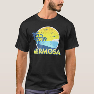 Camiseta Hermoso Beach California Surfing 70s