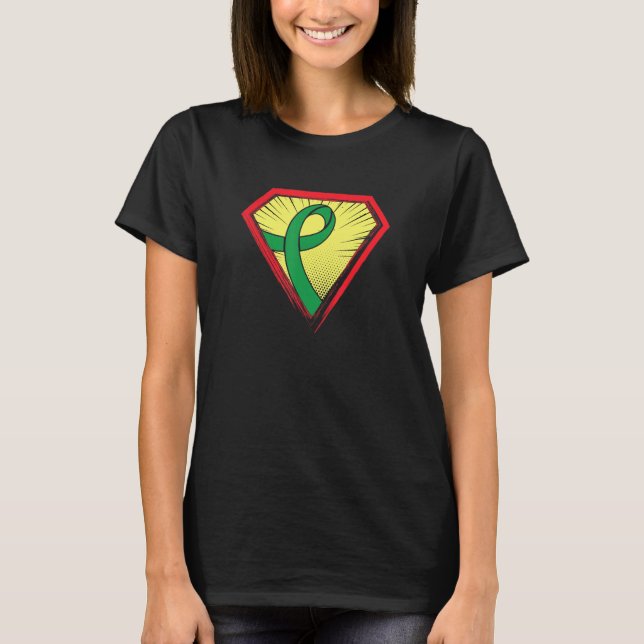 Camiseta Hero Depression Awareness Supporter Ribbon (Frente)