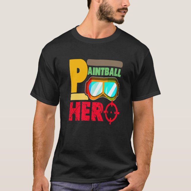 Camiseta Hero Legal Baller de Pintball Retroativo Presente (Frente)