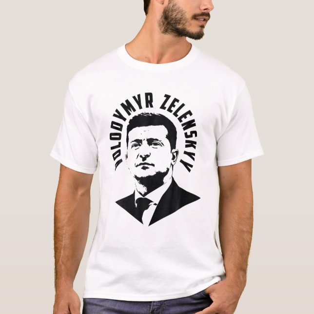 Camiseta Hero Volodymyr Zelensky I Need Ammunition Not A Ri (Frente)