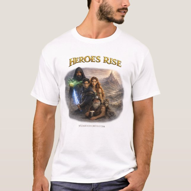 Camiseta HEROES RISE (Frente)