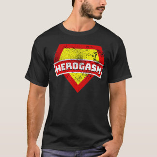 Camiseta Herogasm Funny Super Herói T Vintage Design