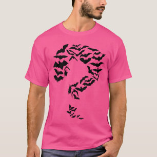 Camiseta Herói Cômico de Marca de Interrogação de Morcegos