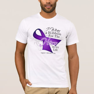 Camiseta Herói da fita da síndrome de Sjogren em minha vida