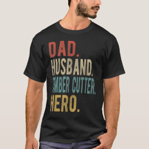 Camiseta Herói da Madeira do Pai do Marido