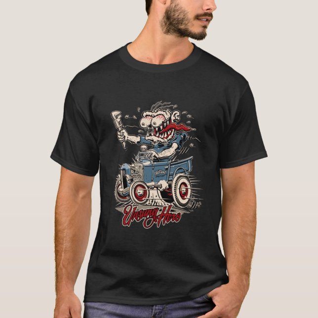 Camiseta Herói da Unsung - Antigo amigo - chave inglesa (Frente)