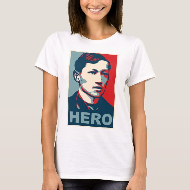 Camiseta Herói de Jose Rizal (Frente)