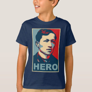 Camiseta Herói de Jose Rizal