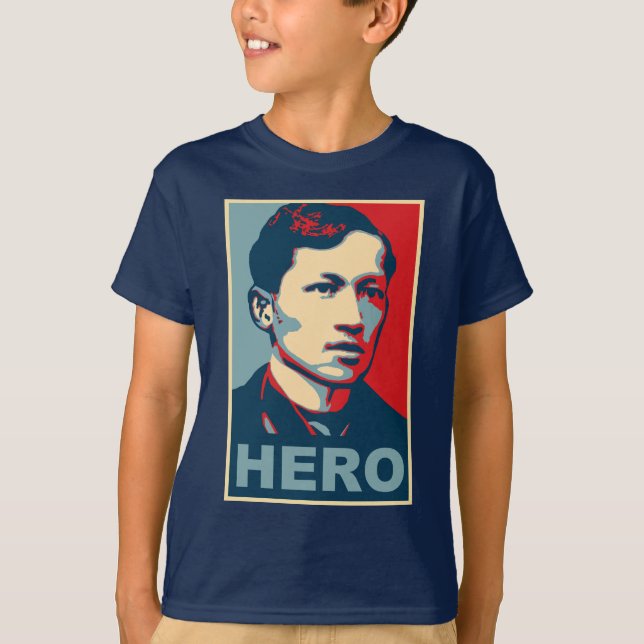 Camiseta Herói de Jose Rizal (Frente)
