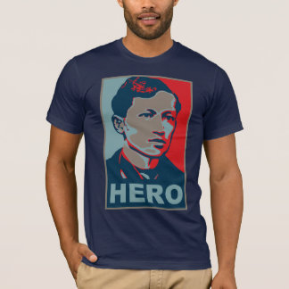 Camiseta Herói de Jose Rizal