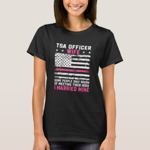 Camiseta Herói De Segurança Do Transporte Para Uma TSA Patr