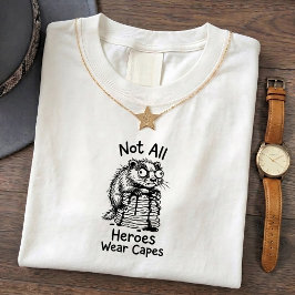Camiseta Herói Divertido Texugo Mal-Humorado
