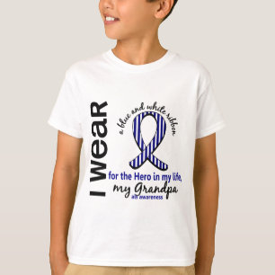 Camiseta Herói do ALS em meu vovô 4 da vida