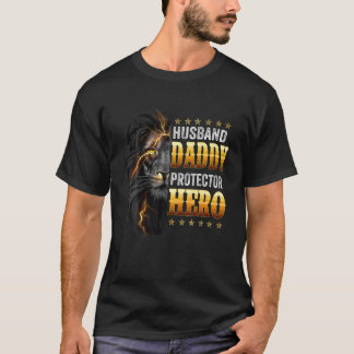 Camiseta Herói Do Pai Do Marido Para Pais