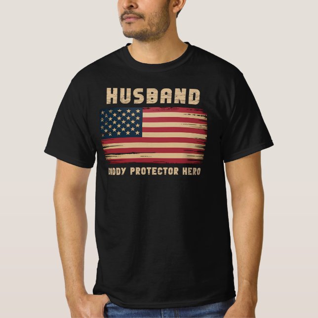 Camiseta Herói do Pai Marido (Frente)