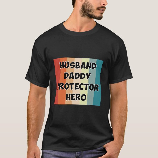 Camiseta Herói do Pai Marido (Frente)