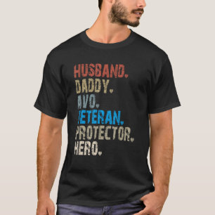 Camiseta Herói do Pai Marido Avo Veteran
