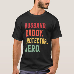 Camiseta Herói do Pai Marido para Pai