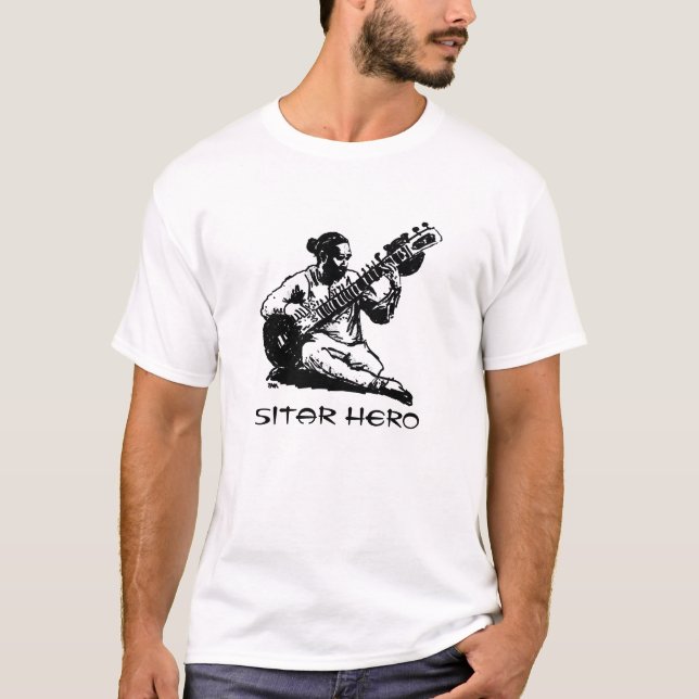 Camiseta Herói do Sitar (Frente)