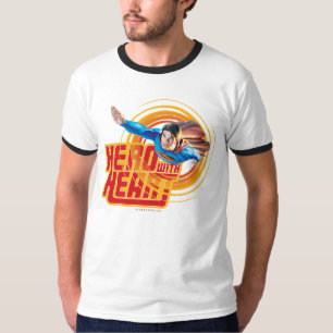 Camiseta Herói do Super-Homem com Coração